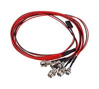 Oumefar 6 LED RC Car Light, 3-7V Headlight Taillight Set 5mm/3mm Diameter Light for 1/10 Model Truck