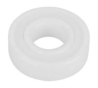 Oumefar 6001-2RS Ceramic ZrO2 Ball Bearing Set for Machinery Manufacturing, High Precision Sealed Bearing for Equipment Installation, 2pcs White 12x28mm