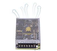 Oumefar 60W LED Switching Power Supply, Dual Output 5V 4A and 12V 3A, with Galvanized Aluminum for LED Strip Light Indoor Outdoor