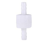 Oumefar 6mm Straight Push Check Valve Plastic Water Non Return Valves Single Phase Quick Connect Fittings Inline Air Check Valve for Fuel Gas Liquid Air