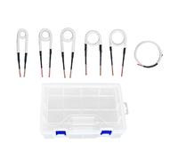 Oumefar 6Pcs Induction Heater Coil Kit, 3mm Induction Heater Wires Brass Abrasion Proof Flexible Portable, Flameless Magnetic Heater Accessories for Rusty Screws Nuts