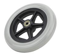 Oumefar 7 inch Single Wheel Steering 120KG Maximum Load Gray Wheelchair Front Wheels wearresistant Nonslip Single Wheel for Healthcare Vehicles