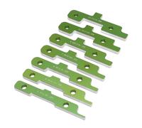 Oumefar 7 Pcs Router Table Setup Bars, 1/8"-1/2" Aluminum Alloy Height gauges Set with Storage Box, Precision ±0.05mm for Table Saw Bit Height Setting