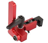 Oumefar 75 Types Miter Track Stop Alloy Steel Adjustable Length Track Limit Woodworking limiter for 75mm / 3inch T-Slot T-Tracks Accurate Length Limit Device