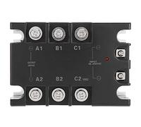 Oumefar AC AC 3 Phase Solid State Relay 40A Load 24 480VAC High Switching Speed SSR for Industrial Automation Device