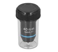 Oumefar Achromatic Microscope Lens High Magnification Lens 40X Spring Protection Brass Thread 20.2mm Standard for Biological Microscopes Research