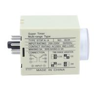 Oumefar Adjustable Time Relay Power On Delay Timer for Home Automation 0.05S to 3 Minutes Durable Accessory (DC24V)