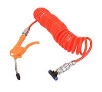 Oumefar Air Blow Gun G1/4 Air Duster Blow Gun Car Dust Blowing Gun with 3Way Quick Connector 6m Spring Hose Blow Dust Gun