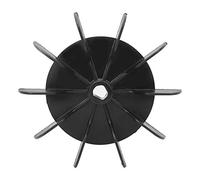 Oumefar Air Compressor 10-Vane/Wing Impeller Fan Vane/Wing for Motor Fan, 13mm Central Bore, 5 Pcs for Air Compressor Accessory