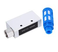 Oumefar Air Ejector Fitting Aluminum Alloy Vacuum Generator CV-15HS Negative Pressure Generator Pneumatic Exhaust Compact with Silencer