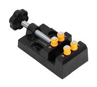 Oumefar Aluminum Alloy Drill Press Vise, Mini Bench Clamping Tool 55mm Capacity for Woodworking, Small Machine Vise
