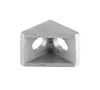 Oumefar Aluminum Alloy Durable Corner Brackets for Doors Furniture 10pcs Fasteners 20x20mm for Home Improvement Projects