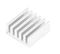 Oumefar Aluminum Heat Sink Efficient Cooling for Amplifier Board PCB IC, 100pcs Silver 9x4x9mm Heat Sink Radiator for Electron Tube
