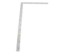 Oumefar Angle Ruler, L Shape Double-Sided Ruler Framing Square Ruler Protractor Angle Ruler Right Angle Ruler Stainless Steel Measurement Square Tool for Carpenter Craftsman Engineer (500mm*250mm)