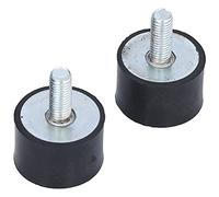 Oumefar Anti-Vibration Rubber Isolator Sturdy Shock Absorber for Air Compressor Engine VD M10 25mm, Pack of 2, for Machinery and Equipment Use