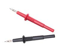 Oumefar Banana Plug Test Lead Durable Electrical Connector for Vehicle Maintenance, 2PCS Multimeter Probe Test Kit for Industrial