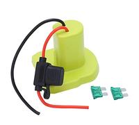 Oumefar Battery Adapter for 18V with 2Pcs 14AWG Wire Power Convertor Without Fall Off for DIY Robot Toy,Battery Tools