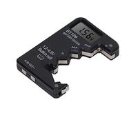 Oumefar Battery Capacity Tester Accurate Digital Display Tool for AA AAA 6F22 9V 1.5V, Simple Operation for Home Use Battery Tester for All Types of Batteries (Black)