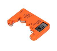 Oumefar Battery Capacity Tester Accurate Digital Display Tool for AA AAA 6F22 9V 1.5V, Simple Operation for Home Use Battery Tester for All Types of Batteries (Orange)