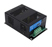 Oumefar Battery Charger DC 24V Efficient Smart 2 Stage Control for Engine and Generator with Adjustable LED Display