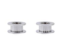 Oumefar Belt Pulley H-type Timing Pulley 20 Teeth synchronous wheel Aluminum Alloy 6mm Width Pulley for 3D Printer