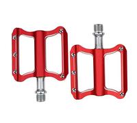 Oumefar Bike Pedals Aluminum Alloy with Self-Lubricating Bearings | Lightweight design, Suitable for Road and Mountain Bikes, Durable Chromium-Molybdenum Steel, Enhanced traction with 10