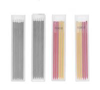 Oumefar Carpenter Pencil Refill Fine Tip Set for Woodworking 24Pcs Red Yellow Black Marking Tool Kit