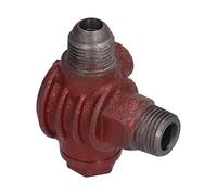 Oumefar Cast Iron Check Valve Durable High Sealing Performance for Air Compressor 3 Way Replacement
