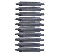 Oumefar Center Drill Bit High-Speed Steel A-Type All-Ground Spiral for Die Stainless Steel 10Pcs 3.5mm Bench Drills Milling Machines Industrial Supplies