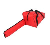 Oumefar Chainsaw Bag Chainsaw Tool Bag Orange Chainsaw Storage Bag Chainsaw Carrying Bag Heavy-Duty Waterproof Oxford Cloth Portable Bag for Lumberjack (Red)