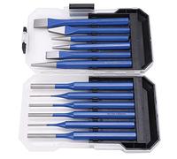 Oumefar Chisel Punch Kit Durable Engraving and Punching Tools for Carving Supplies CRV-V Steel 12Pcs