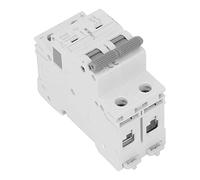 Oumefar Circuit Breaker Mini 2P MCB Overload Protector Reliable Easy Install for Home Office 500V 63A