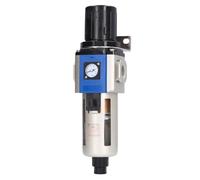 Oumefar Compressed Air Filter Regulator, Heavy Duty Aluminum Alloy Air Compressor Pressure Regulating Filters for Industrial Tools and Pneumatic Systems (GFR400-10)