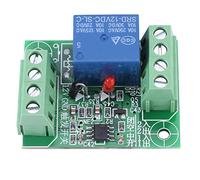 Oumefar DC 12V Single Channel Bistable Circuit Relay,Screw Terminals Bistable Circuit Relay