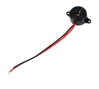 Oumefar DC 3-24V 100mm Electronic Tone Buzzer 85 to 95db Alarm Continuous Sound Cable Piezoelectric Buzzer for Computers Printers Photocopiers Alarm etc