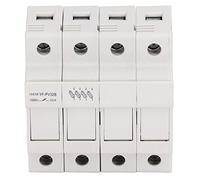Oumefar DC Circuit Breaker 4P 32A Flame Retardant PC Holder for Electrical Safety Installation 6W Power