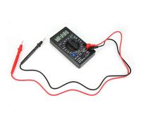 Oumefar Digital Multimeter Portable LCD Volt Ohm Tester for Labs and Factories with Protective Cover (DT-830B black)