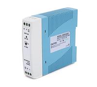 Oumefar DIN Rail Power Supply, Constant Current Overload Protection for Industrial Control Devices, Plastic Shell, Full AC Input, DC 24V 1A