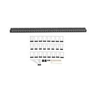 Oumefar Dovetail Marking Set, Adjustable Dovetail Jig, Woodworking gauges Set with 25 Blades Dual Scales, Movable Scribing Template for Cabinet Drawer Joinery