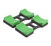 Oumefar Dumbbell Bracket Mat, 1Pair Home Dumbbell Frame Stand Prevent Rolling Rack Holder 100KG Bearing Floor Protection Holder Home Gym Equipment 9.6x4.2 in