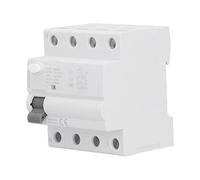 Oumefar Durable 4P Current Circuit Breaker 63A 30mA Safety Switch for Residential and Commercial Use