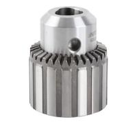 Oumefar Electric Drill Chuck, Heavy Duty Stainless Steel Key Type Drill Chuck Adapter, for Electric Drills and Bench Drills, 3-16mm Clamping Range