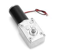 Oumefar Electric Gearbox Motor, High Torsion Speed Reduce Reversible 8mm Shaft 12V Copper Tube Motor For Curtain Machines Advertising Equipment And Smart Devices (12V,30RPM)