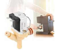 Oumefar Electric Solenoid Valve Adjustable NC Water Valve for Coffee Machine 24V DC for Home Kitchen