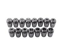 Oumefar ER20 Spring Collet Set Stable Performance High Precision 15pcs 1-13mm CNC Engraving Machine and Milling Lathe Tool for Workholding Engraving Collet