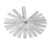 Oumefar Feeler Gauge 26 Blades 0.04-0.63mm Gap Gauge Stainless Steel Gap Measuring Tool Blade Measuring Tool for Various Projects/Instruments