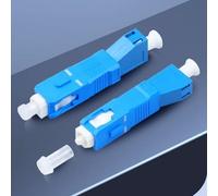 Oumefar Fiber Converter, 2Pcs SC Male to LC Female Fiber Optic Adapter - High Accuracy & Low Insertion Loss & Lightweight - Optical Equipment Tool for Network and Optical Communication
