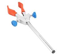 Oumefar Flask Clamp Durable Double Regulator Retort Test Tube Holder for Laboratory Instrument, Made of Plastic and Zinc Alloys, for Chemistry Laboratory