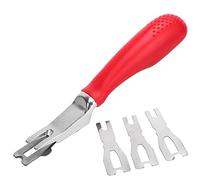 Oumefar Flooring Welding Tool, Trimming Skiving Knife PVC Vinyl Floor Welding Scraper Anti-Rust High Strength 7.1in Welding Accessories for Flooring Cutting with 3 Blades