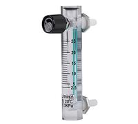 Oumefar Gas Flowmeter,LZQ 7 Flowmeter 2 5 25LPM Flow Meter with Control Valve High Accuracy & Portable Measuring Tool for Oxygen Air Gas
